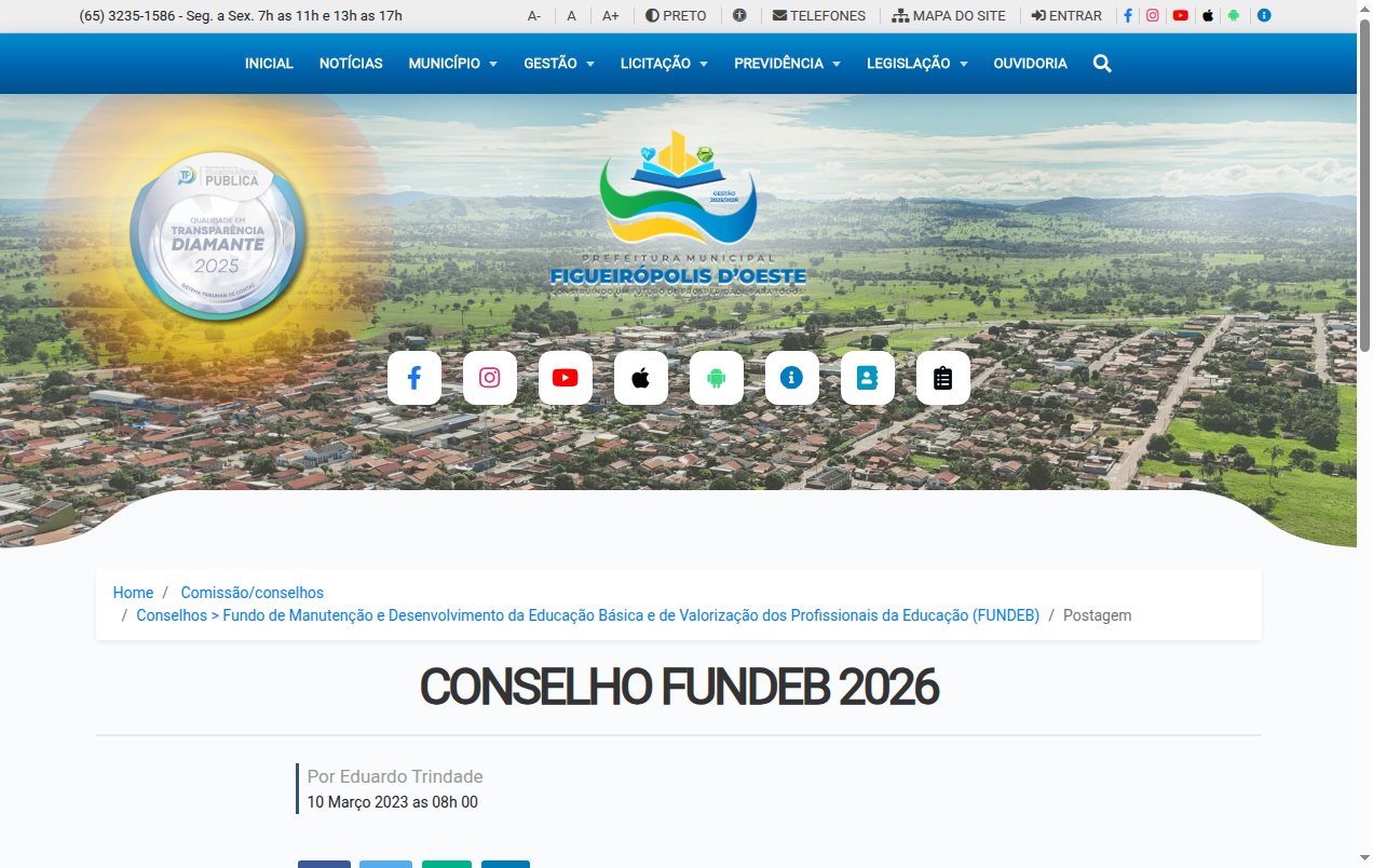 Screenshot de Disponibilidade