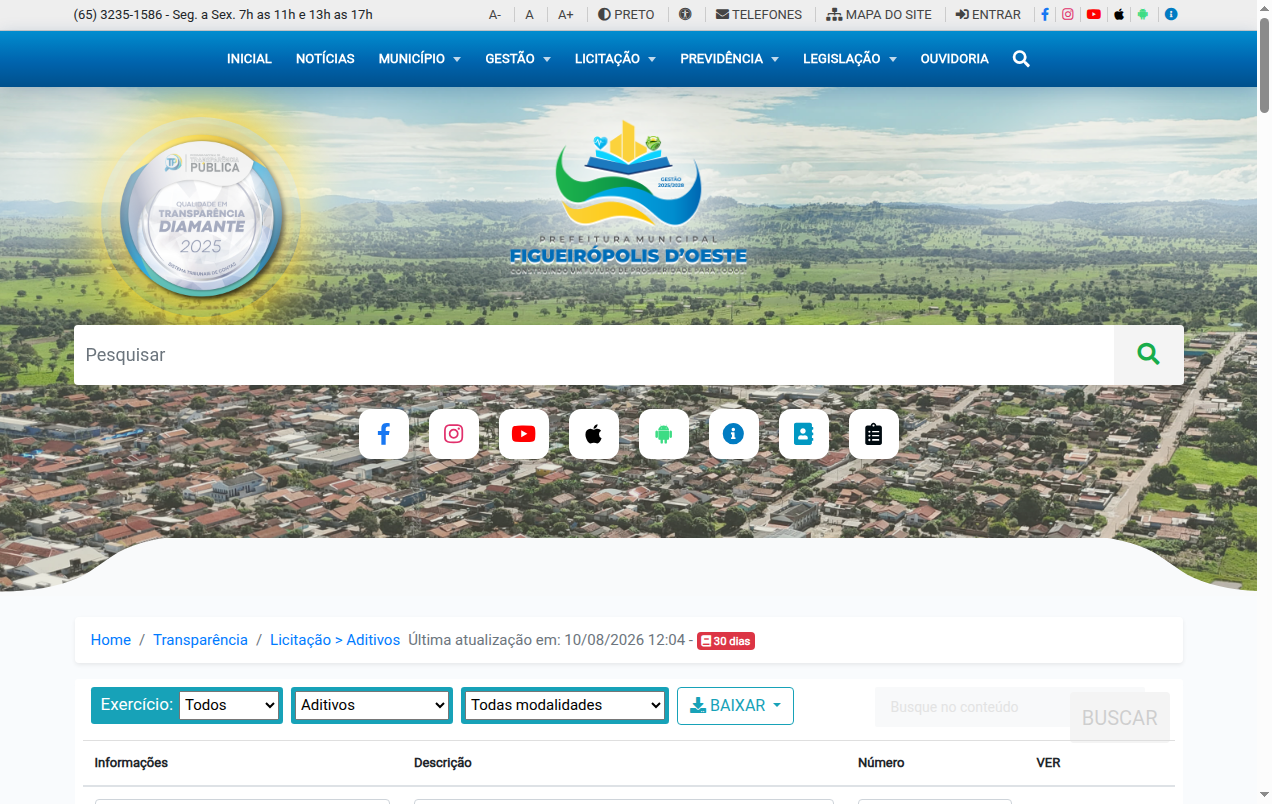 Screenshot de Aditivos