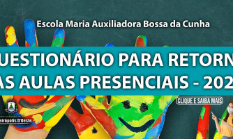 ATENÇÃO a Todos os pais ou responsáveis dos alunos da Escola Maria Auxiliadora Bossa da Cunha.