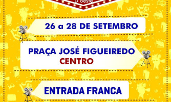 Cine Cultura ao ar livre em Figueirópolis D’Oeste 26 a 28/09