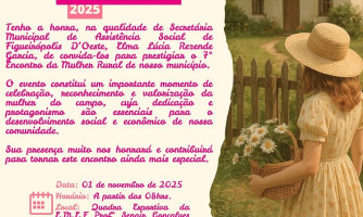 7º Encontro da Mulher Rural: Celebrando e Valorizando a Mulher do Campo — 01/11/2025