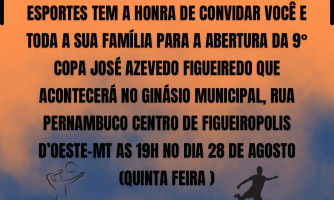 9ª Copa José Azevedo Figueiredo reúne mais de 700 atletas em Figueirópolis D’Oeste