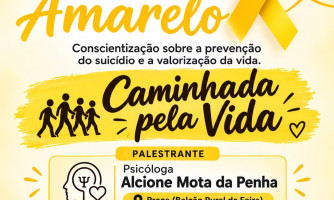 Caminhada pela Vida: Setembro Amarelo em Figueirópolis D’Oeste