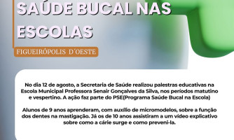 Educação em Saúde Bucal é Destaque na Escola Municipal Professora Senair Gonçalves da Silva