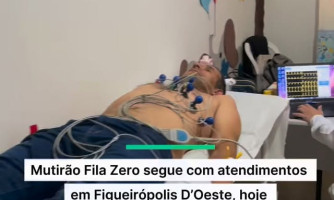 Mutirão Fila Zero leva atendimento cardiológico e agilidade à saúde de Figueirópolis D’Oeste