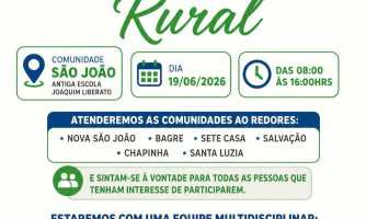 Mutirão Rural leva Saúde e Cidadania à Comunidade São João