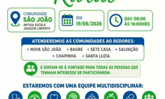 Mutirão Rural: Saúde na Comunidade São João, sexta-feira