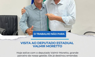 Parceria com o deputado Valmir Moretto garante recursos para nova ETA e microrevestimento