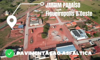 Pavimentação Asfáltica no Bairro Jardim Paraíso: Obras em Andamento