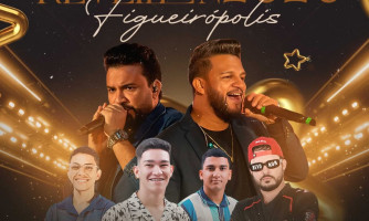 Réveillon 2026 em Figueirópolis do Oeste — Novo Forró, Vander & Wagner e Hugo D’Lucca