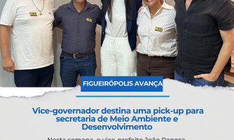 Vice-prefeito João Raposa conquista pick-up para fortalecer agricultura familiar em Figueirópolis