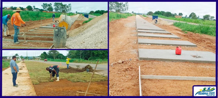 Construção de Pista de Caminhada em Figueirópolis D' Oeste está em fase final.
