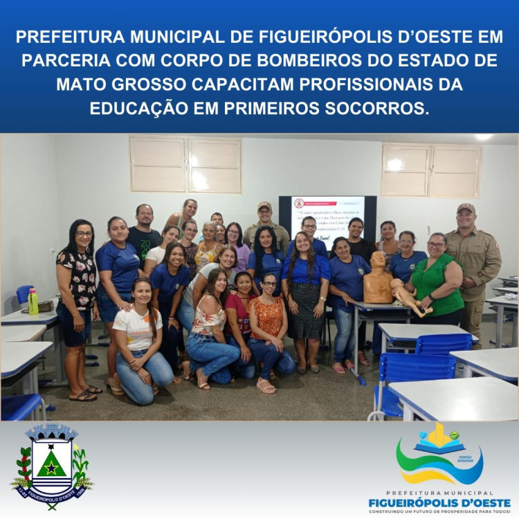 Capacitação em Primeiros Socorros para Profissionais da Educação em Figueirópolis d’Oeste