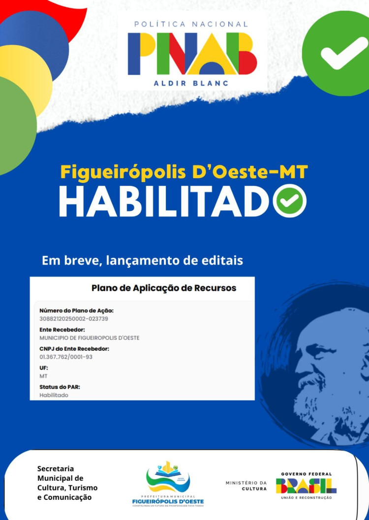 PNAB Figueirópolis DOeste - MT habilitado Plano de Ação 30882120250002-023739