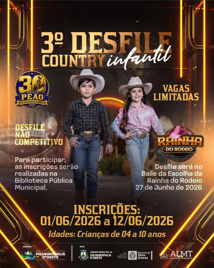 3° DESFILE COUNTRY INFANTIL 2026