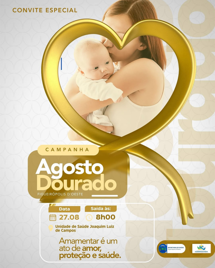 Agosto Dourado: Encontro Especial para Gestantes e Puérperas sobre Amamentação