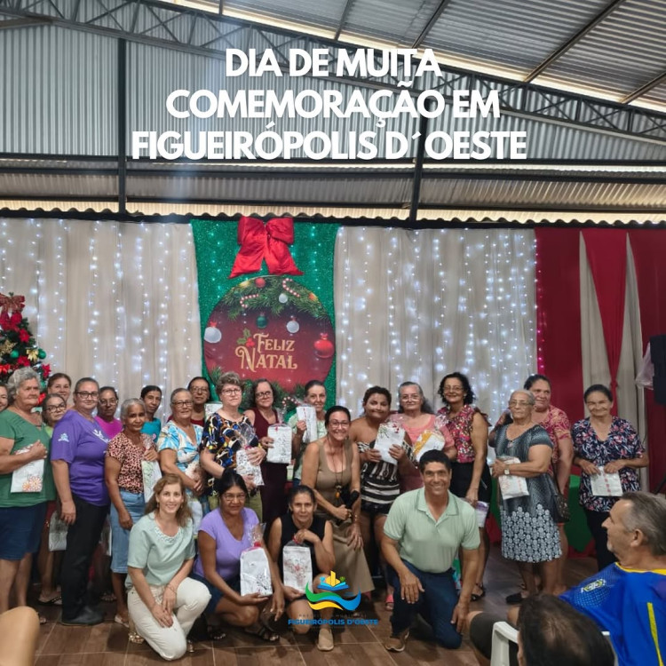 Confraternização e encerramento dos cursos do PAIF em Figueirópolis D’Oeste