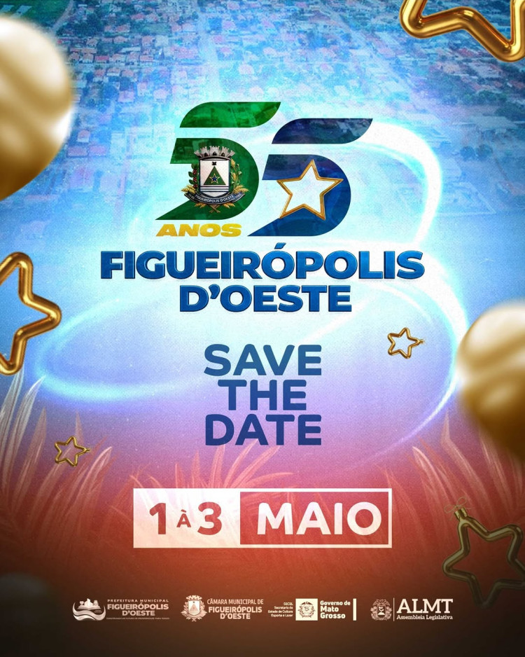 Figueirópolis D’Oeste: 55 anos de história — 1 a 3 de maio