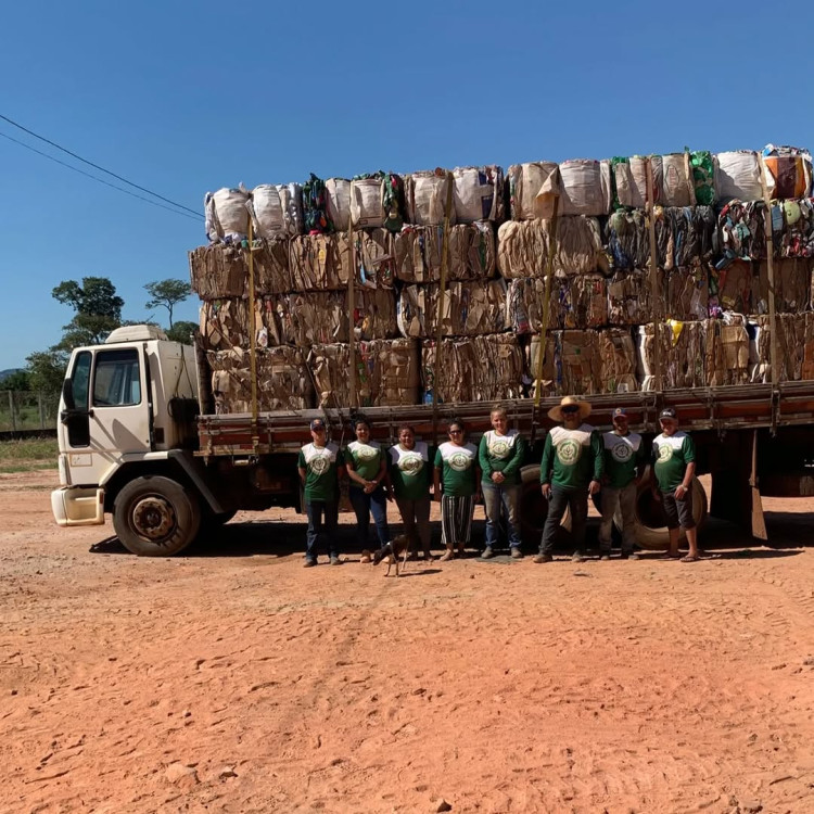 Figueirópolis D’Oeste Realiza Primeira Carga Oficial de Materiais Recicláveis e Destina 18,7 Toneladas para Reciclagem