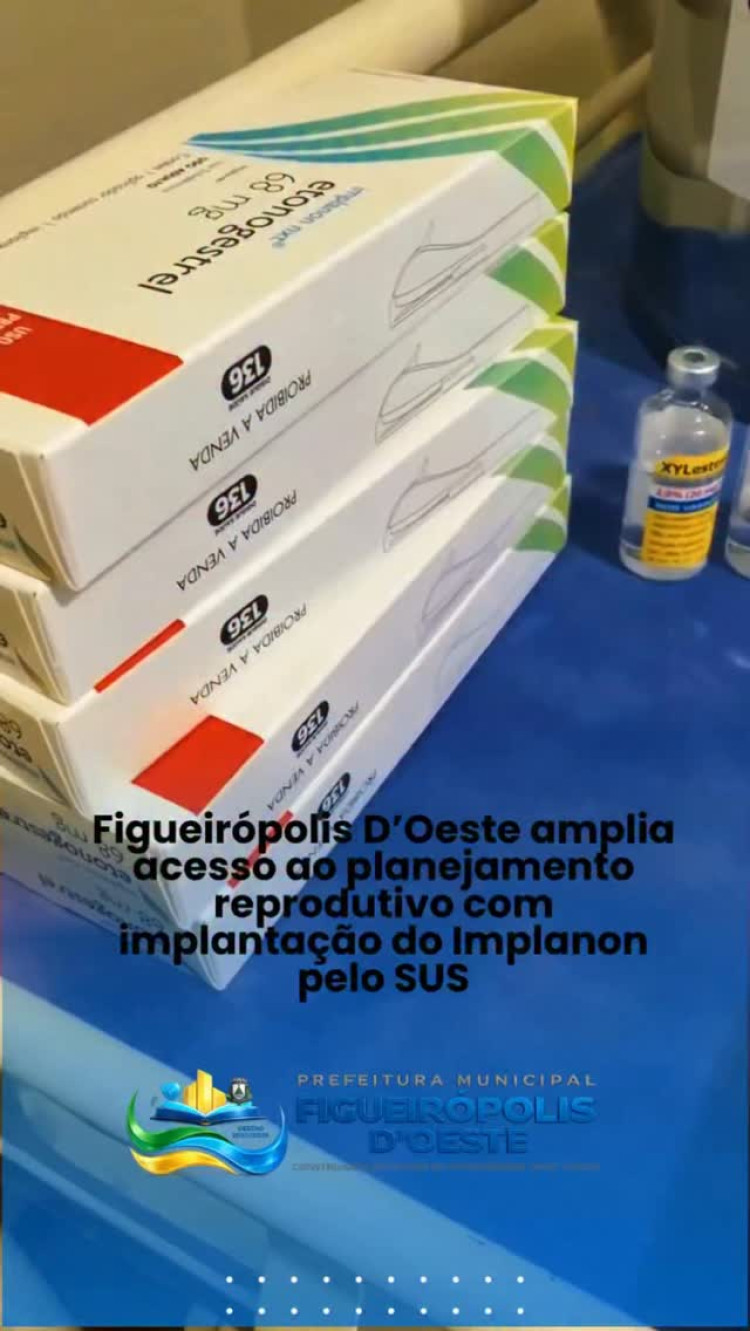 Implanon gratuito pelo SUS em Figueirópolis d’Oeste